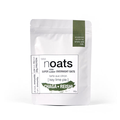 Key Lime Pie Overnight Oats pouch front-facing on white background